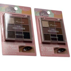 Le Mercerie Pressed Eyeshadow Palette 2 Pack Neutral Matte Shimmer